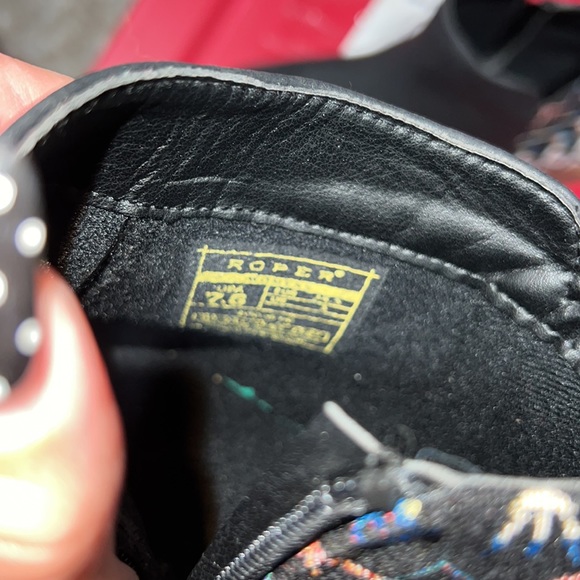 Roper boots worn once size 7.5 western style - Picture 2 of 4